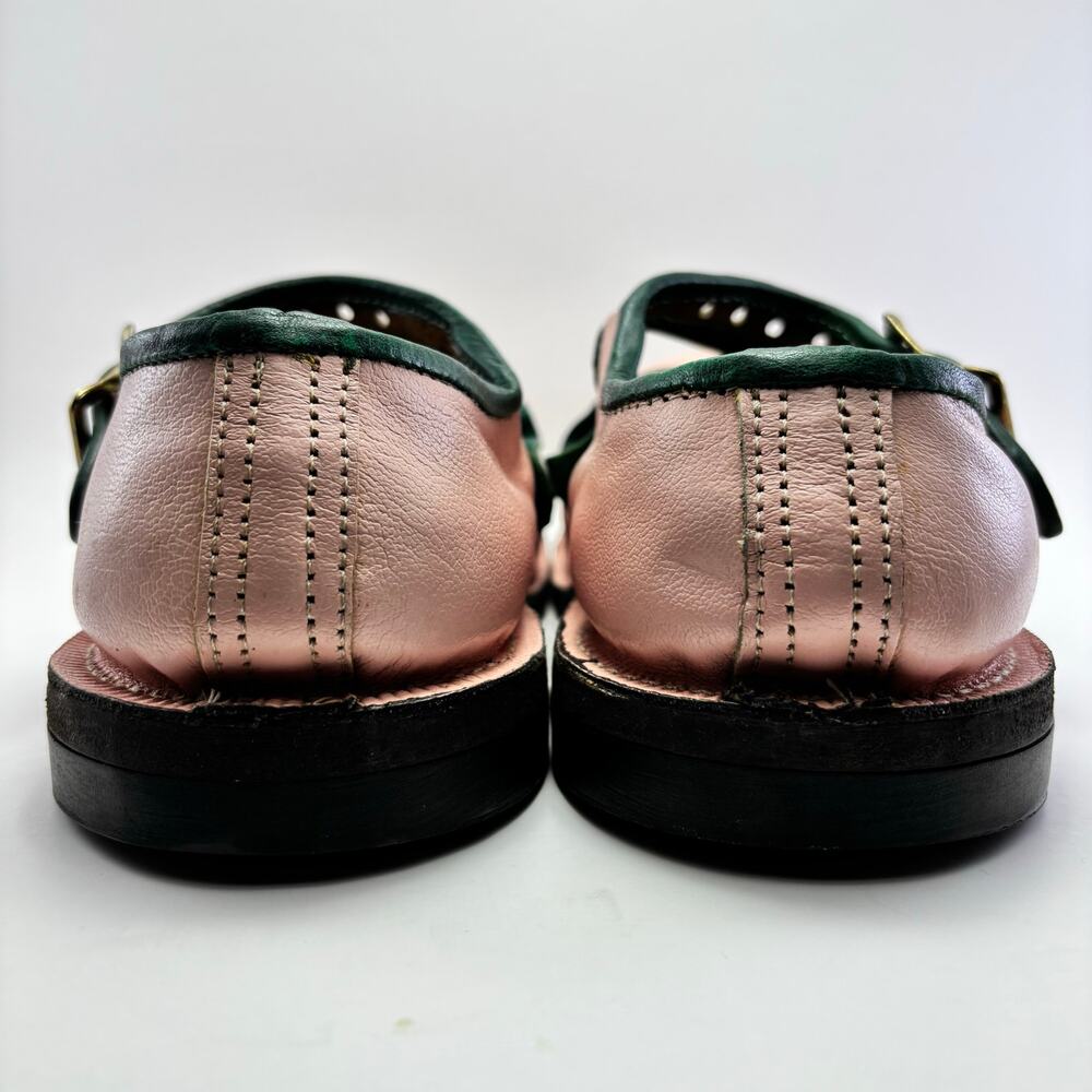 WAYNE & MARTY SCOTT Professional Vintage Custom Womens Pink Clown Shoes Size 7-8 - Picture 3 of 12